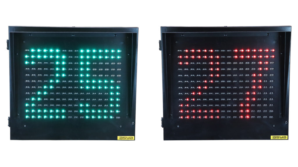 52 x 47 cm Graphic Countdown Timer with LEDs, 2 Color