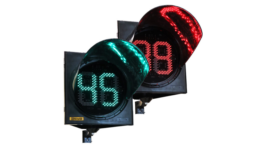 200 mm Traffic Countdown Timer with LEDs