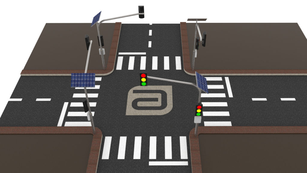 Wireless Solar Traffic Signalling System